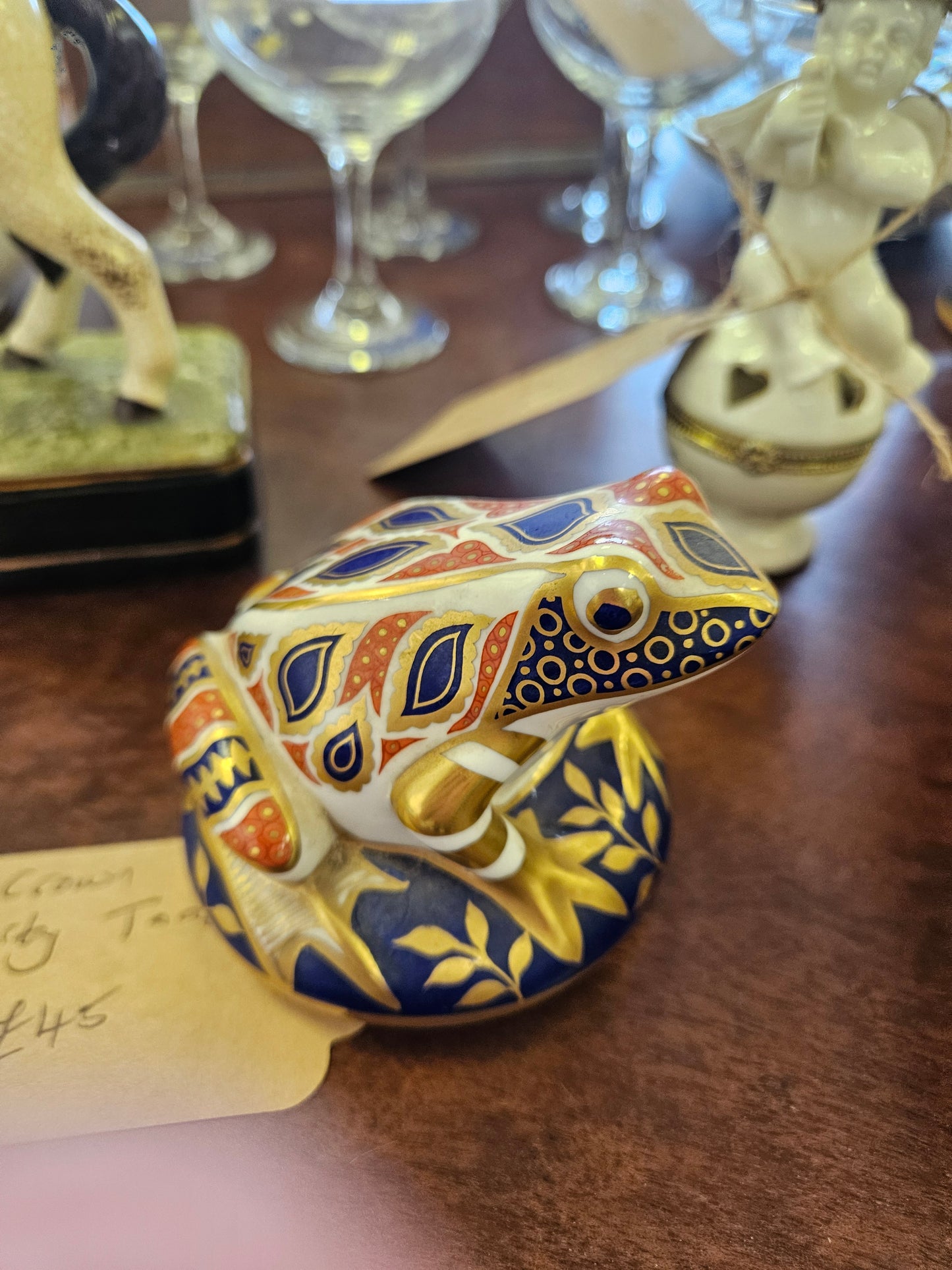 Royal crown derby toad