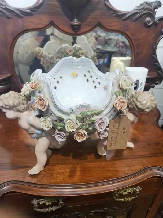 Large Viennese cherub jardiniere