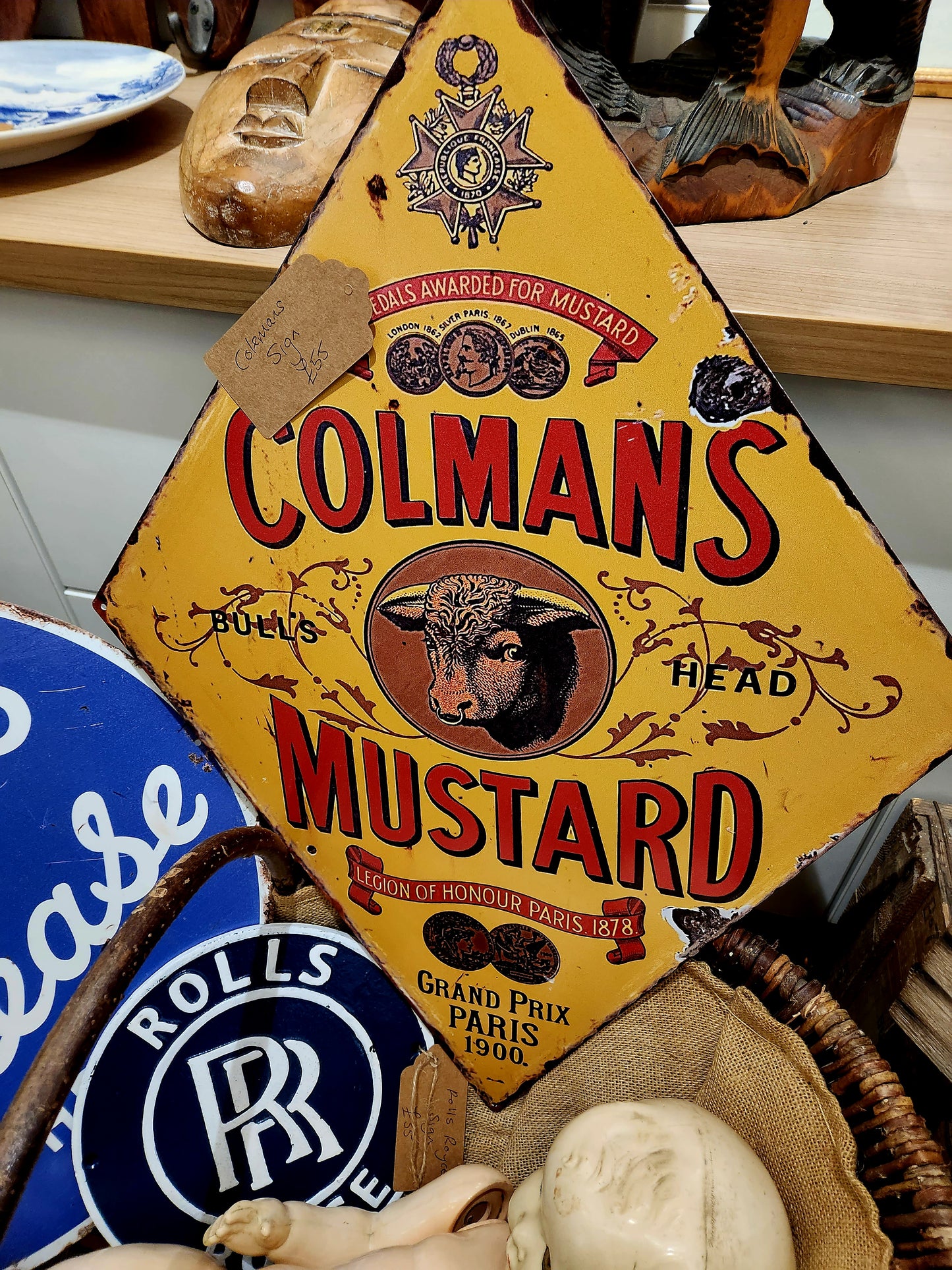 Colemans Mustard Sign