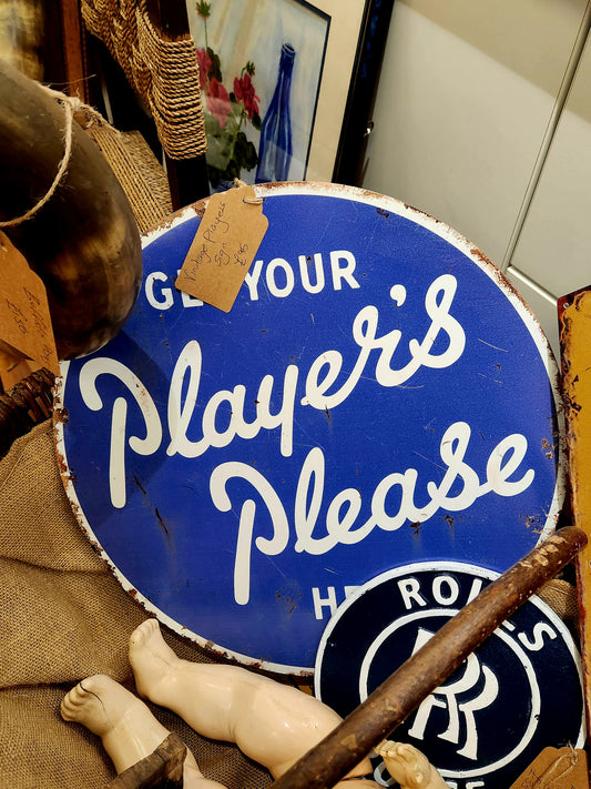 vintage Players Sign